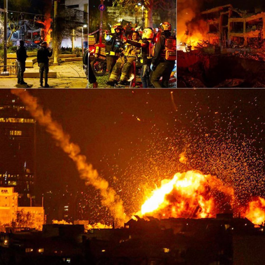 Tel Aviv Kembali Disasar Serangan Iran, Sirene Meraung dan Langit Dipenuhi Jejak Intersepsi