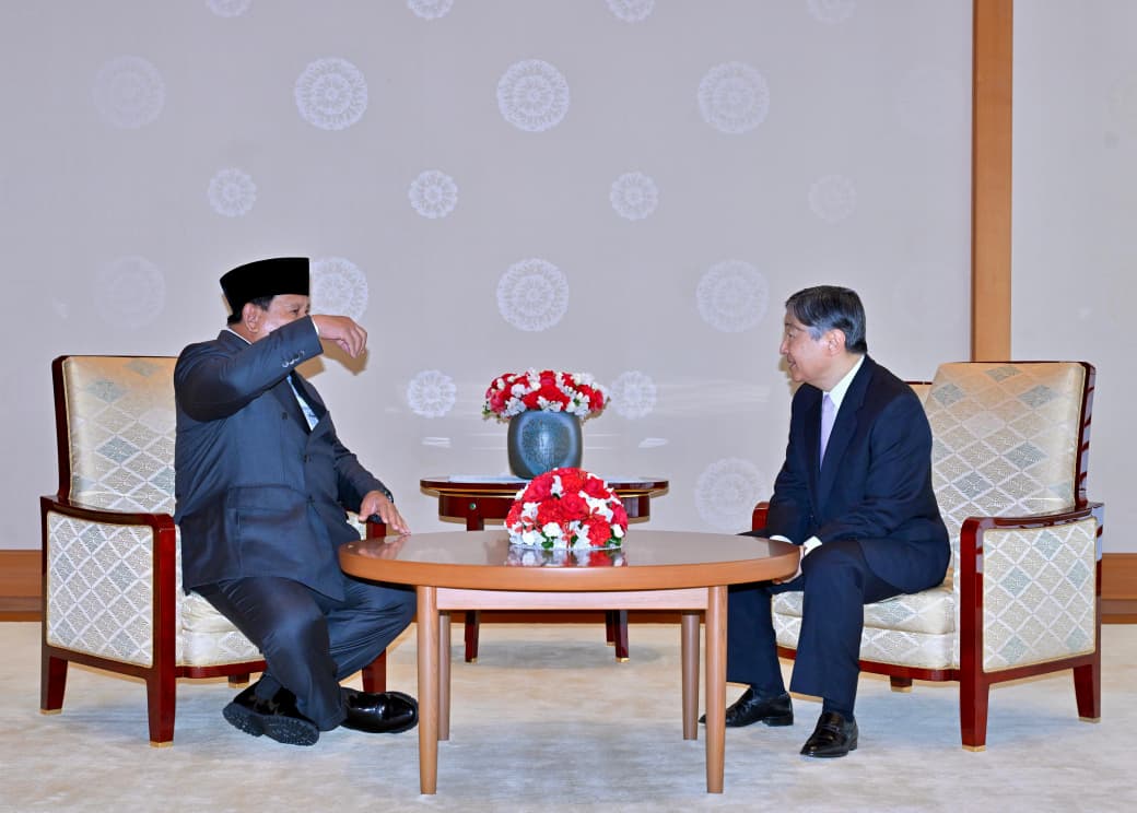 Presiden Prabowo Tegaskan Kemitraan Strategis di Hadapan Kaisar Jepang