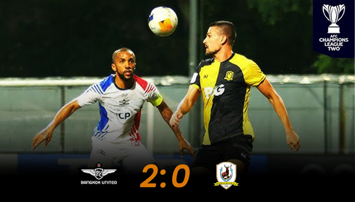 Babak Pertama: Bangkok United Unggul 2-0 atas Tampines Rovers