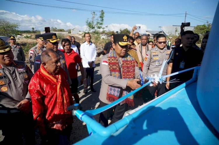 Polda NTT Penuh Kasih, Kapolda Resmikan 6 Sumur Bor di Kota Kupang