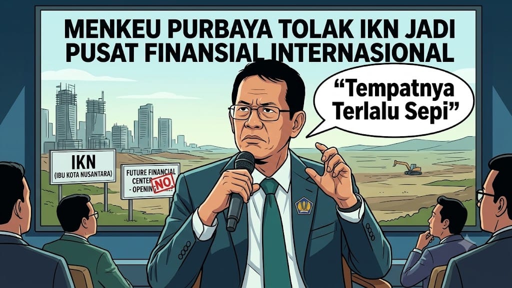 Menkeu Purbaya Tolak IKN Jadi Pusat Finansial Internasional: "Tempatnya Terlalu Sepi"