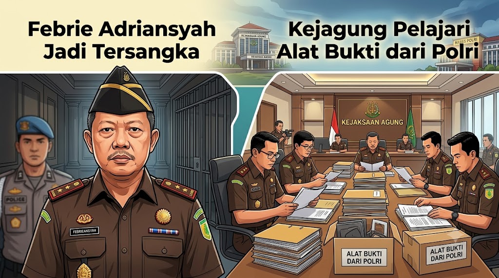 Febrie Adriansyah Jadi Tersangka, Kejagung Pelajari Alat Bukti dari Polri