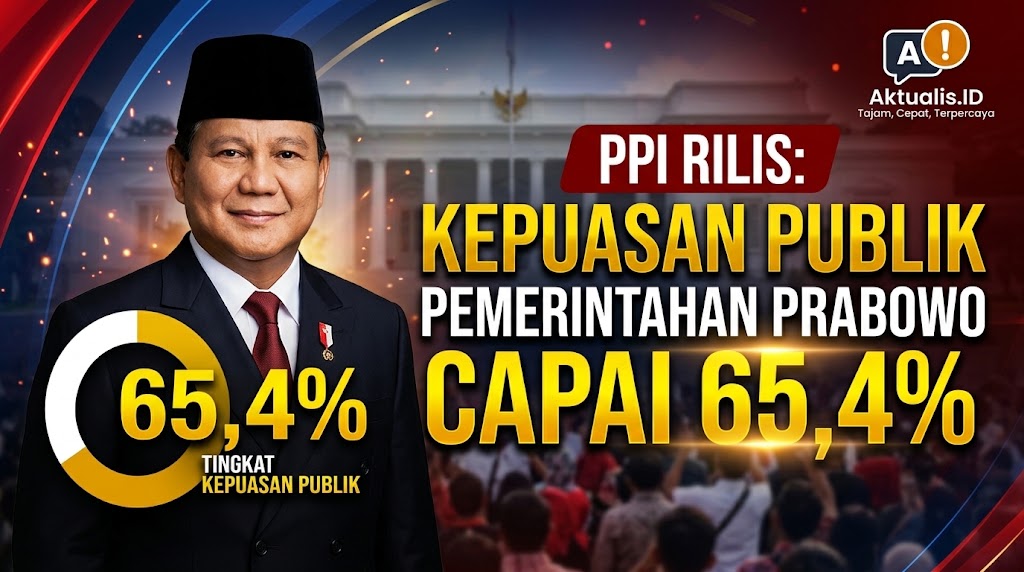 PPI Rilis Tingkat Kepuasan Publik Pemerintahan Prabowo Subianto Capai 65,4 Persen