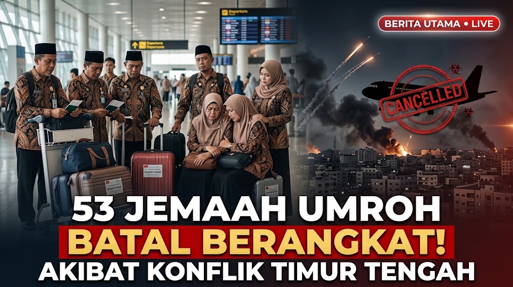 Konflik Timur Tengah Batalkan Keberangkatan 53 Jemaah Umroh Asal Makassar