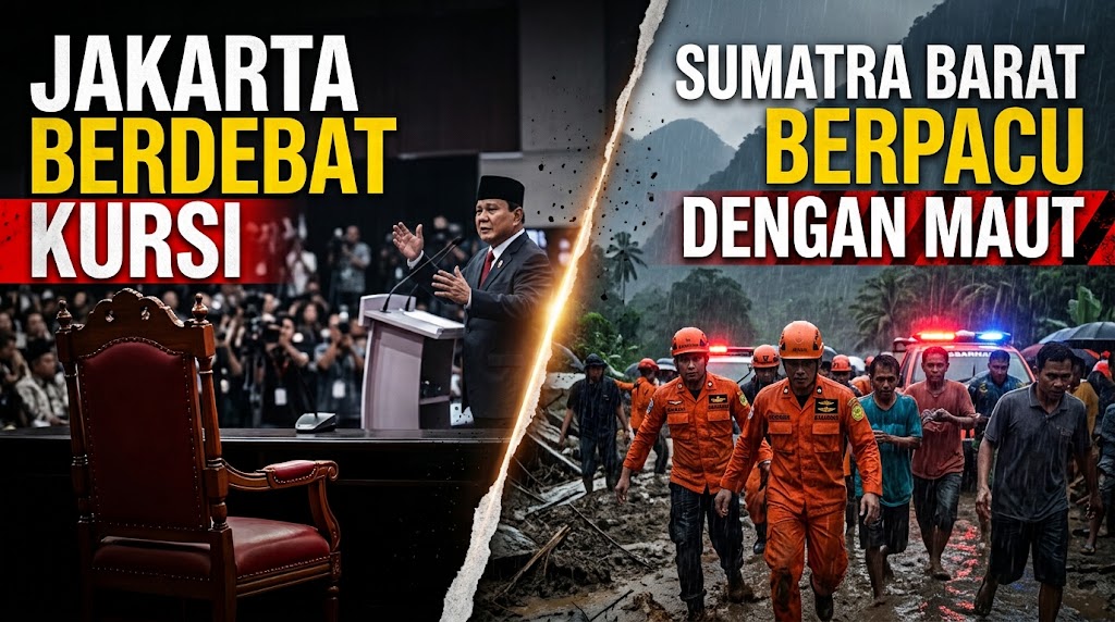 Jakarta Berdebat Kursi, Sumatra Barat Berpacu dengan Maut