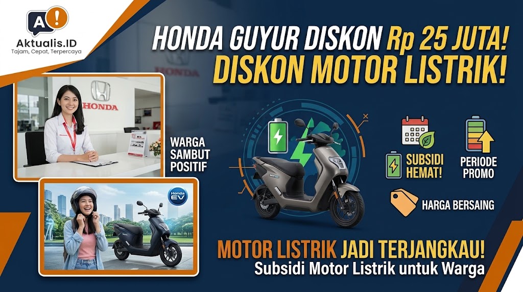 PT Astra Honda Motor Guyur Diskon Motor Listrik Rp 25 Juta