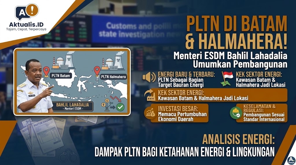 Menteri ESDM Bahlil Lahadalia Umumkan Pembangunan PLTN di Batam dan Halmahera