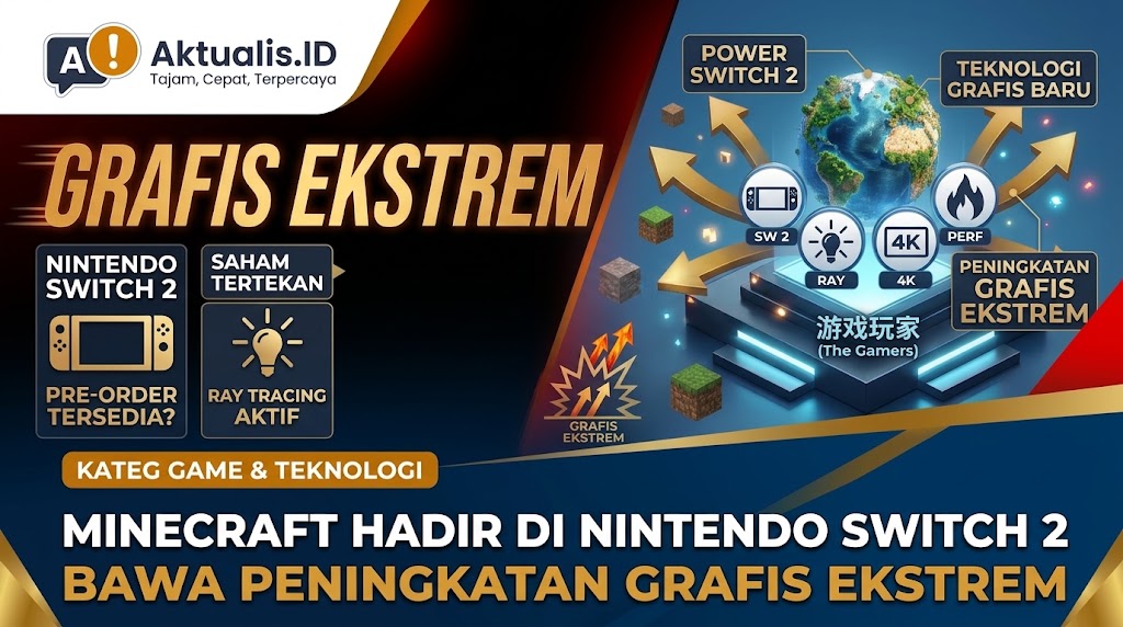Minecraft Hadir di Nintendo Switch 2 Bawa Peningkatan Grafis Ekstrem