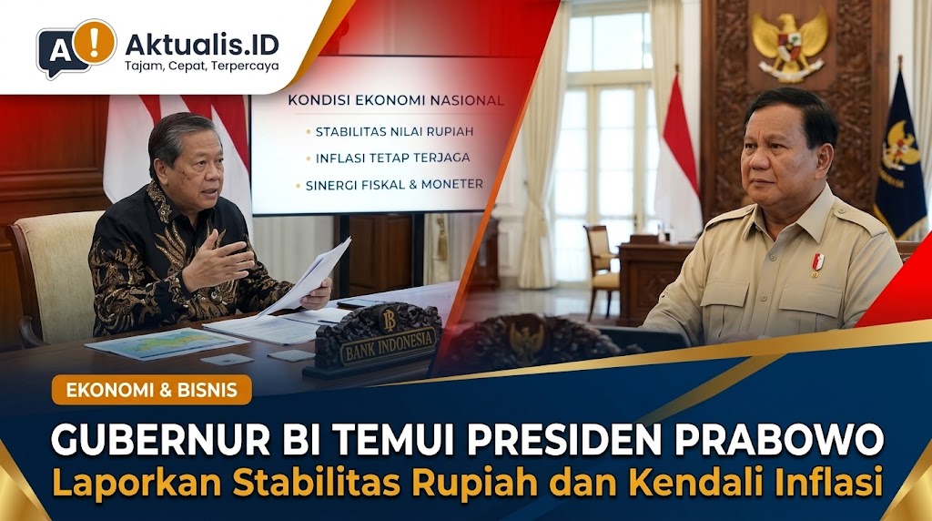 Gubernur Bank Indonesia Laporkan Stabilitas Rupiah dan Inflasi ke Presiden Prabowo