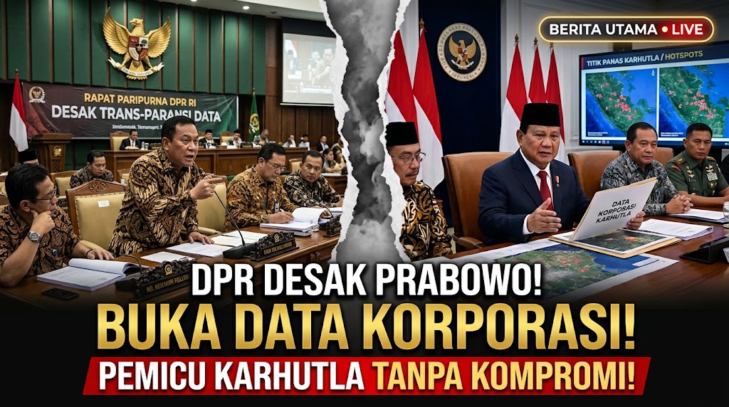 DPR Desak Presiden Prabowo Buka Data Korporasi Pemicu Karhutla Tanpa Kompromi