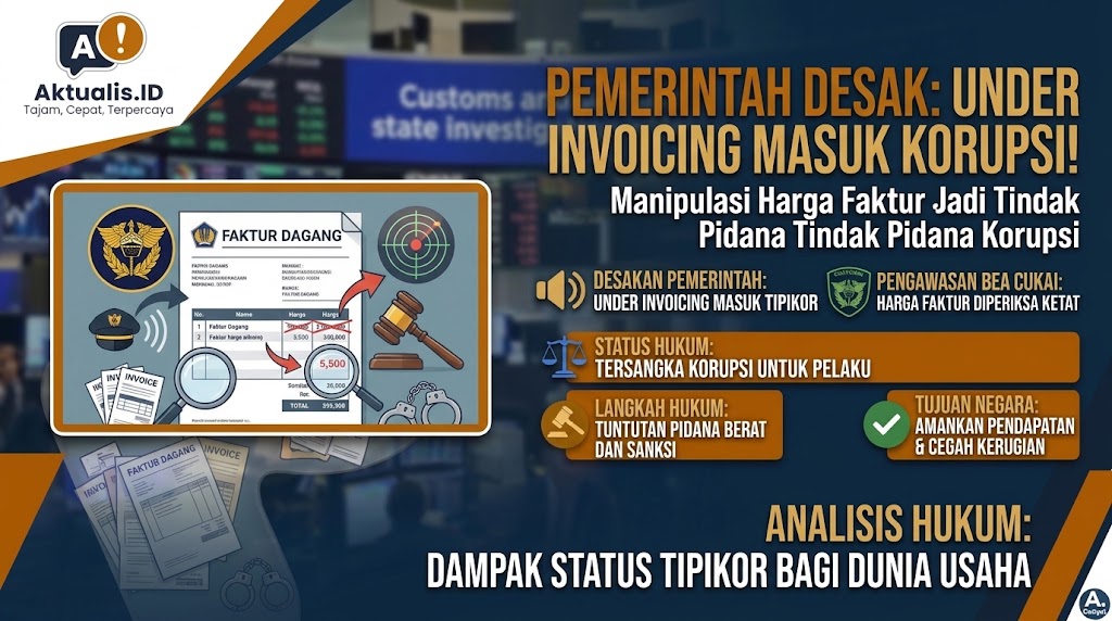 Pemerintah Desak Praktik Under Invoicing Masuk Kategori Tindak Pidana Korupsi