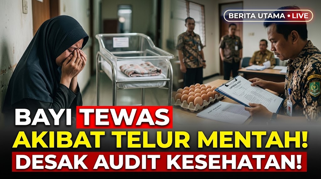 Bayi di Tasikmalaya Tewas Akibat Telur Mentah Desak Audit Kesehatan