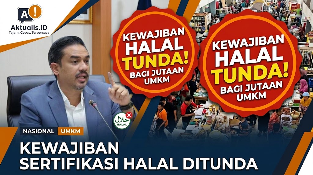 Menteri UMKM Resmi Tunda Kewajiban Sertifikasi Halal bagi Jutaan Pelaku Usaha