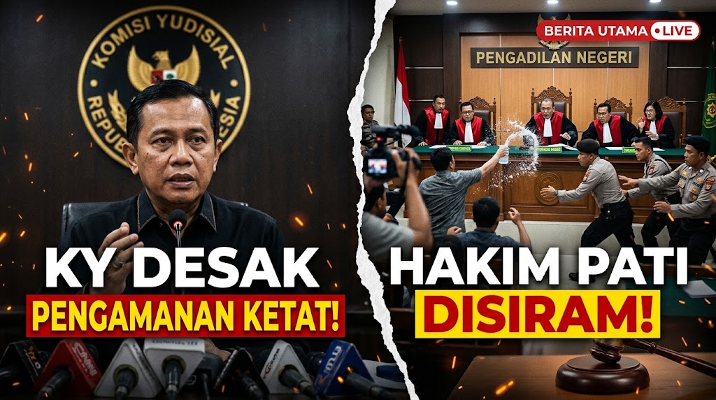 Komisi Yudisial Desak Pengamanan Ketat Usai Insiden Penyiraman Hakim di Pati