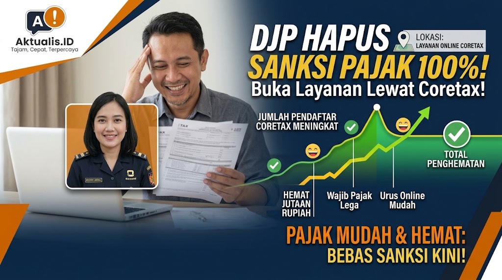 Direktorat Jenderal Pajak Buka Layanan Penghapusan Sanksi Pajak 100 Persen Lewat Coretax