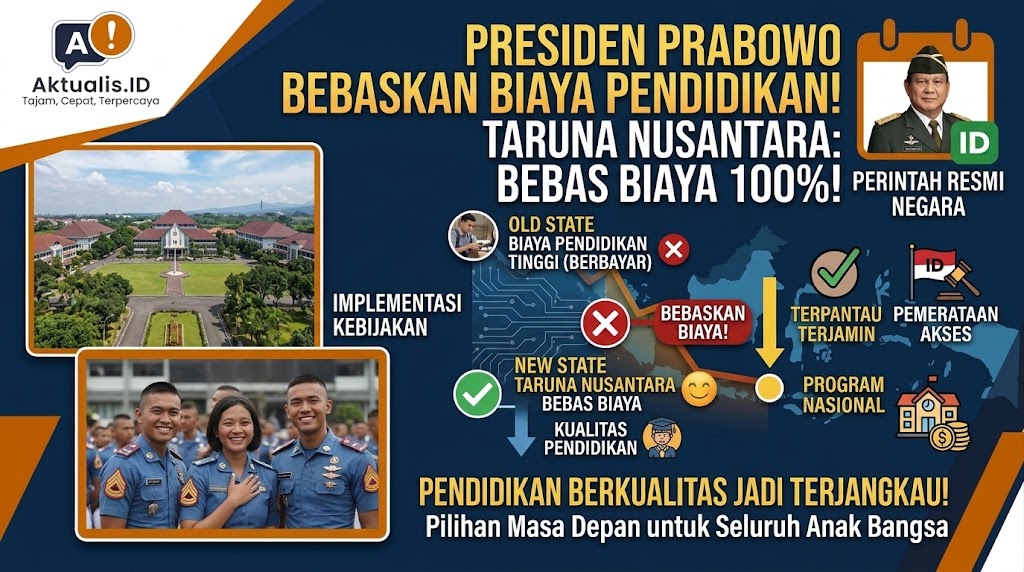 Presiden Prabowo Bebaskan Seluruh Biaya Pendidikan Siswa SMA Taruna Nusantara