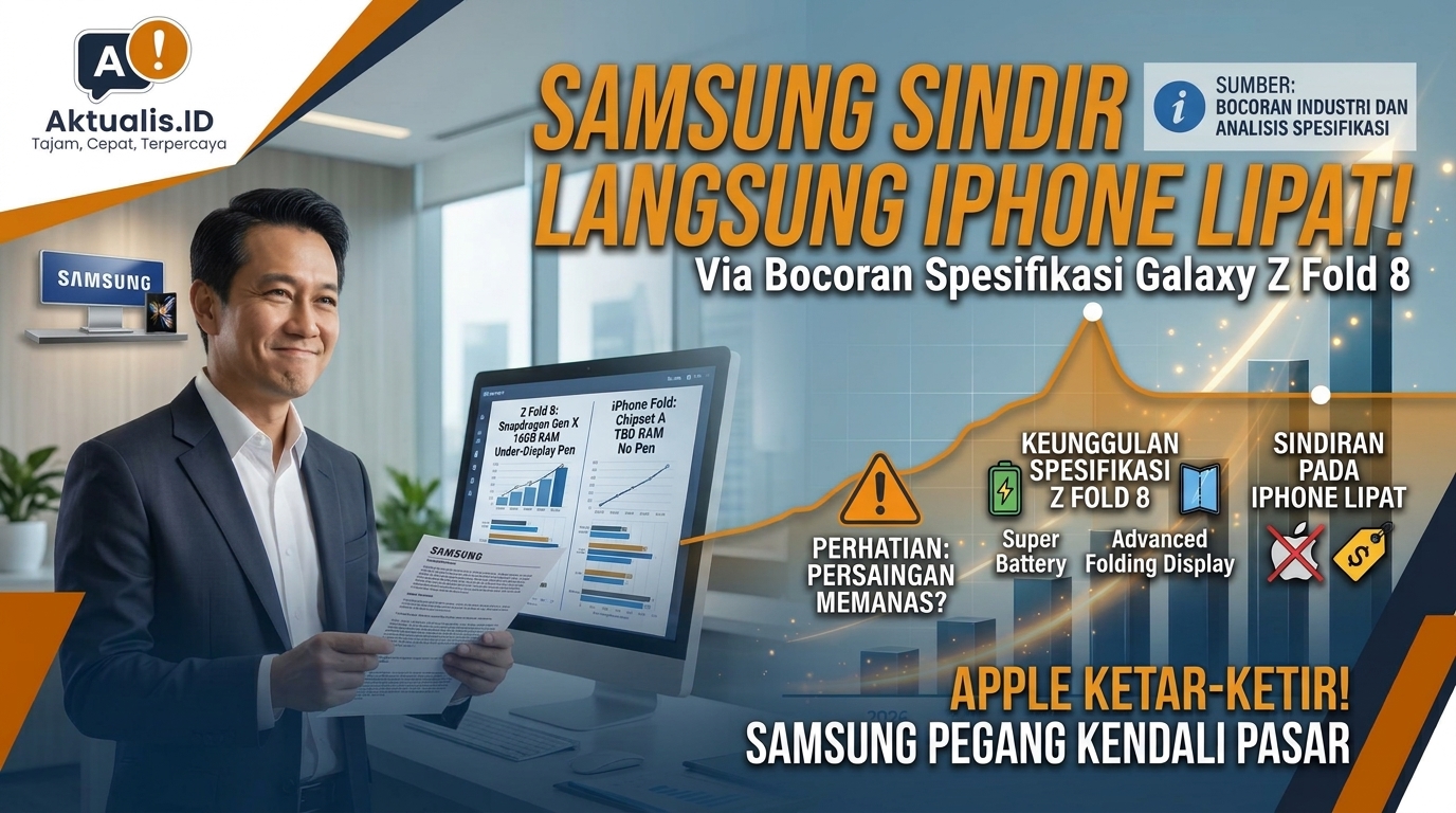 Samsung Sindir Langsung iPhone Lipat Lewat Spesifikasi Galaxy Z Fold 8
