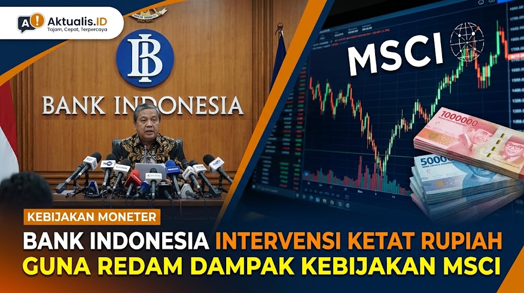Bank Indonesia Intervensi Ketat Rupiah Guna Redam Dampak Kebijakan MSCI