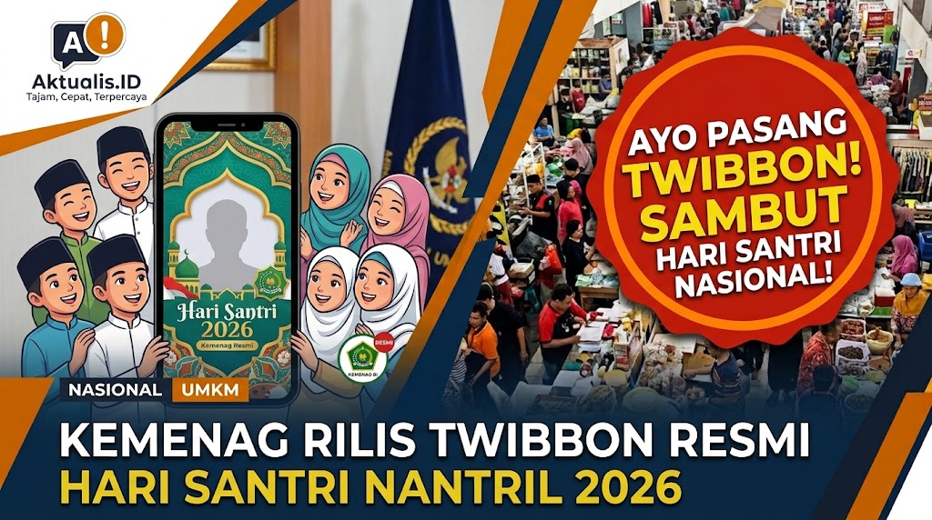 Kemenag Rilis Twibbon Resmi Hari Santri Nasional 2026