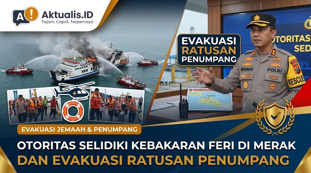 Otoritas Selidiki Kebakaran Feri di Merak dan Evakuasi Ratusan Penumpang