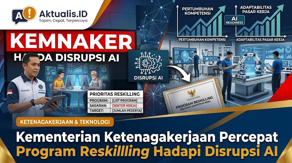 Kementerian Ketenagakerjaan Percepat Program Reskilling Hadapi Disrupsi AI