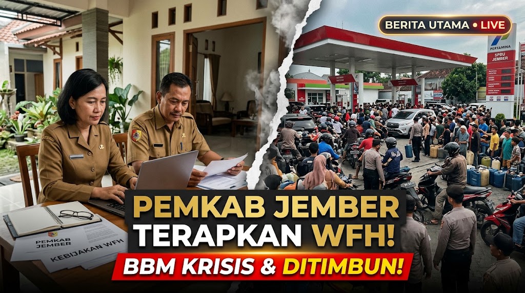 Pemkab Jember Terapkan WFH Akibat Krisis Distribusi BBM dan Penimbunan
