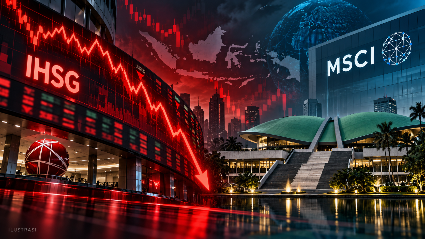 IHSG Anjlok Tajam dan DPR Pertanyakan Sikap MSCI
