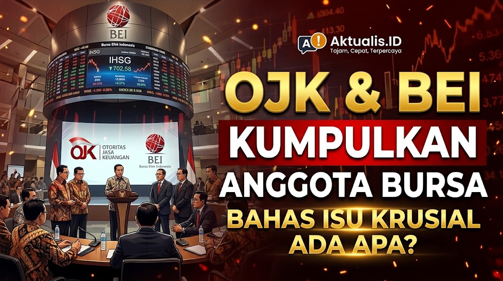 Otoritas Jasa Keuangan dan Bursa Efek Indonesia Kumpulkan Anggota Bursa
