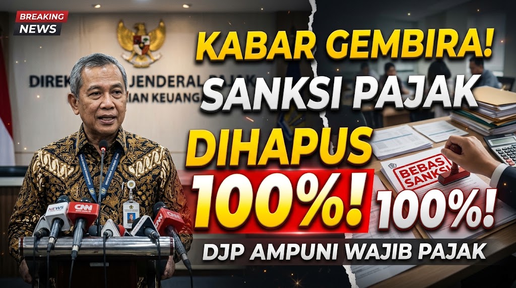 Direktorat Jenderal Pajak Hapus Sanksi Administratif 100 Persen demi Dongkrak Kepatuhan