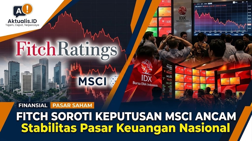 Fitch Soroti Keputusan MSCI Ancam Stabilitas Pasar Keuangan Nasional