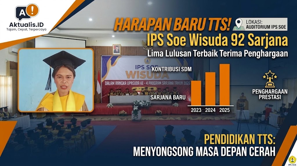 IPS Soe Kukuhkan 92 Sarjana, Lima Lulusan Terbaik Raih Penghargaan: Harapan Baru bagi Pendidikan TTS