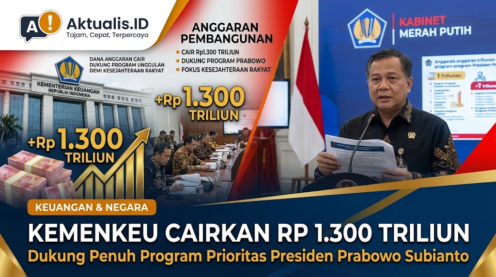 Kemenkeu Cairkan Rp1.300 Triliun Dukung Program Prabowo