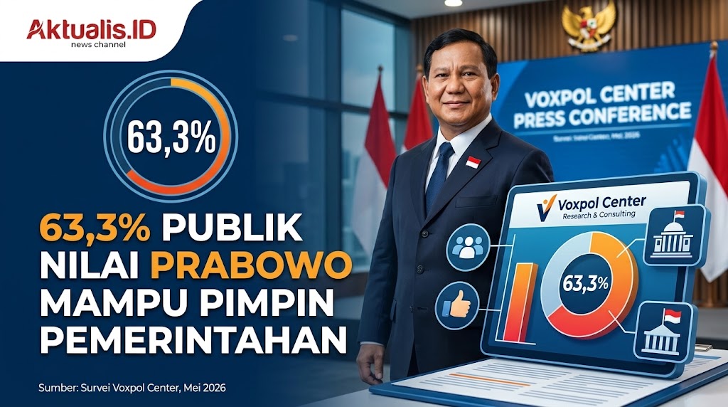 Voxpol Center Catat 63,3 Persen Publik Nilai Prabowo Mampu Pimpin Pemerintahan