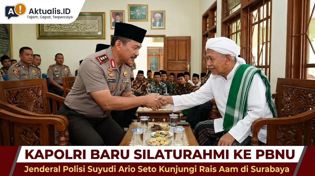 Kapolri Kunjungi Pesantren PBNU Surabaya Perkuat Keamanan Nasional