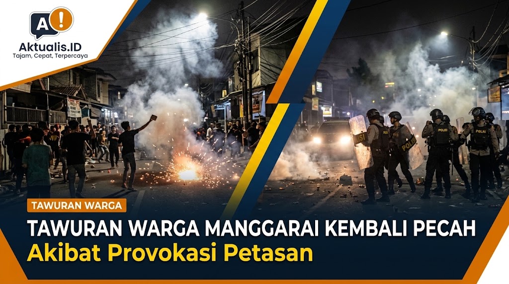 Tawuran Warga Manggarai Kembali Pecah Akibat Provokasi Petasan