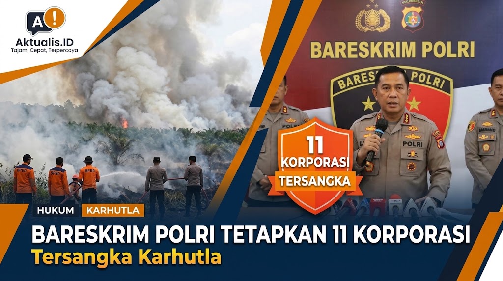 Bareskrim Polri Tetapkan 11 Korporasi Tersangka Karhutla