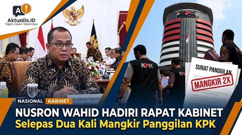 Nusron Wahid Hadiri Rapat Kabinet Selepas Dua Kali Mangkir Panggilan KPK