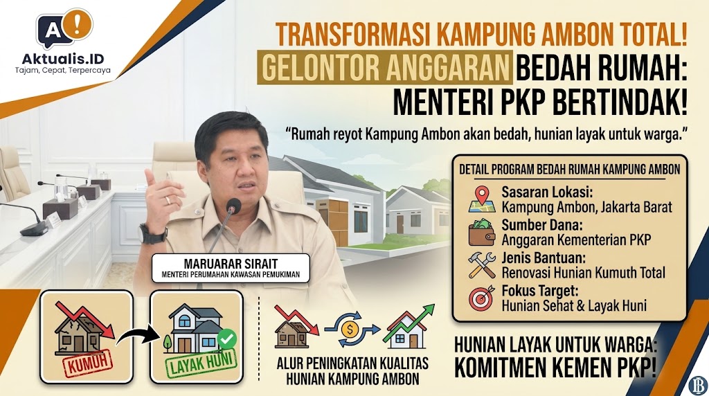 Kementerian PKP Gelontorkan Anggaran Bedah Rumah Warga Kampung Ambon