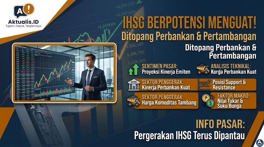 IHSG Berpotensi Menguat Ditopang Sektor Perbankan dan Pertambangan