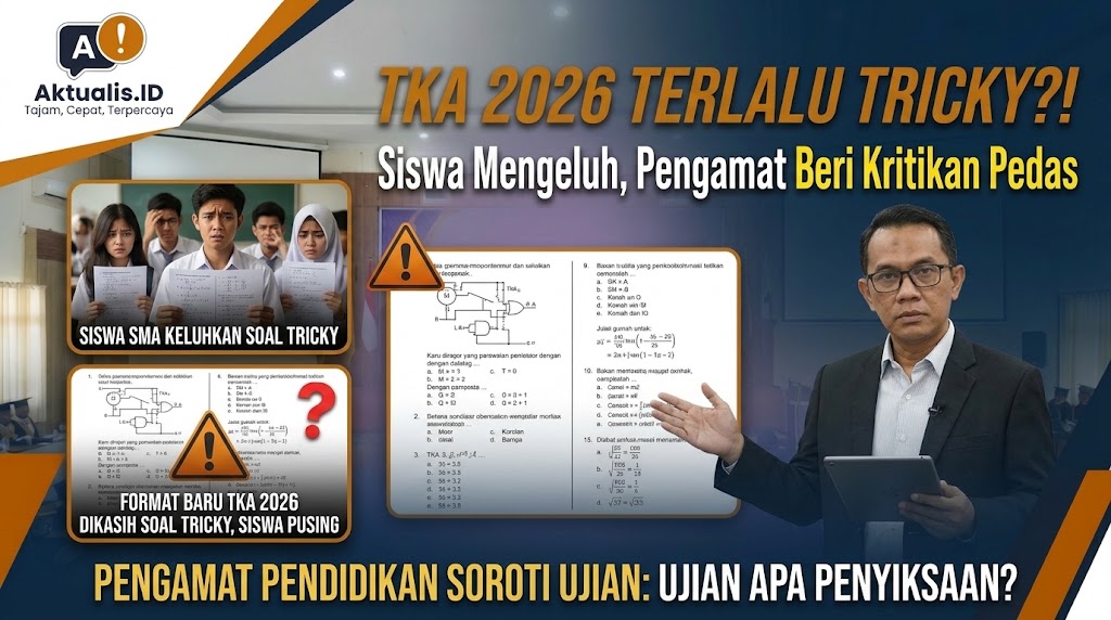 Siswa SMA Keluhkan Soal Tricky TKA 2026 Pengamat Soroti Format Baru