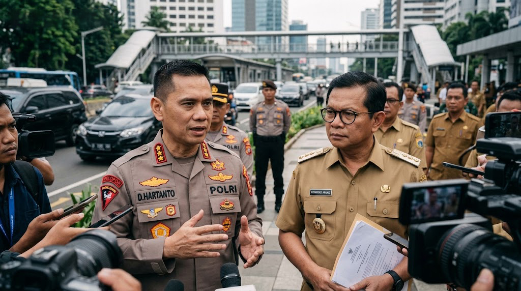 Kapolda Metro Jaya dan Gubernur DKJ Sepakat Perkuat Keamanan Jalanan