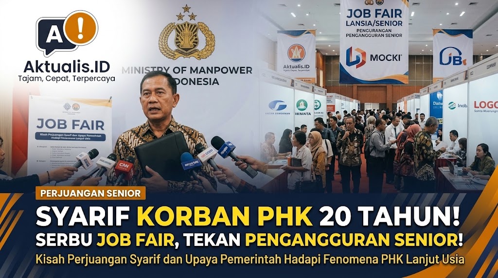 Syarif Korban PHK 20 Tahun Serbu Job Fair Tekan Pengangguran Senior