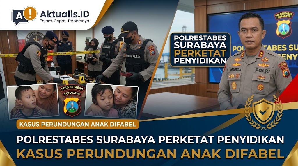 Polrestabes Surabaya Perketat Penyidikan Kasus Perundungan Anak Difabel