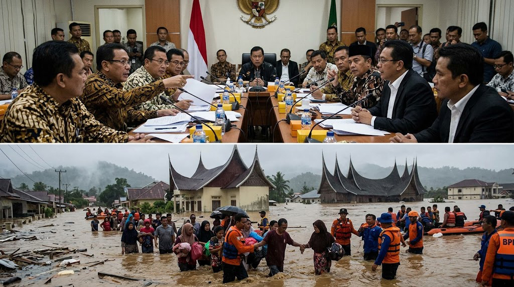 Disonansi Jakarta: Elit Politik Berpolemik Hukum Saat Padang Dilanda Bencana