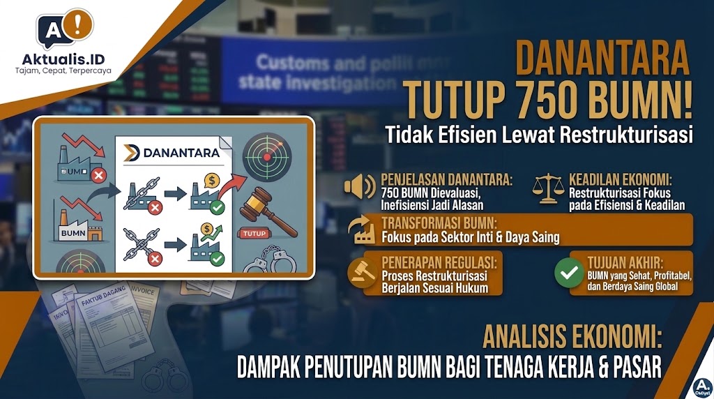 Danantara Tutup 750 BUMN Tidak Efisien Lewat Restrukturisasi