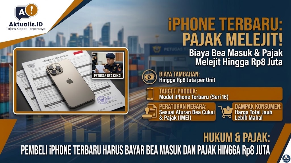 Pembeli iPhone Terbaru Harus Bayar Bea Masuk dan Pajak Hingga Rp8 Juta