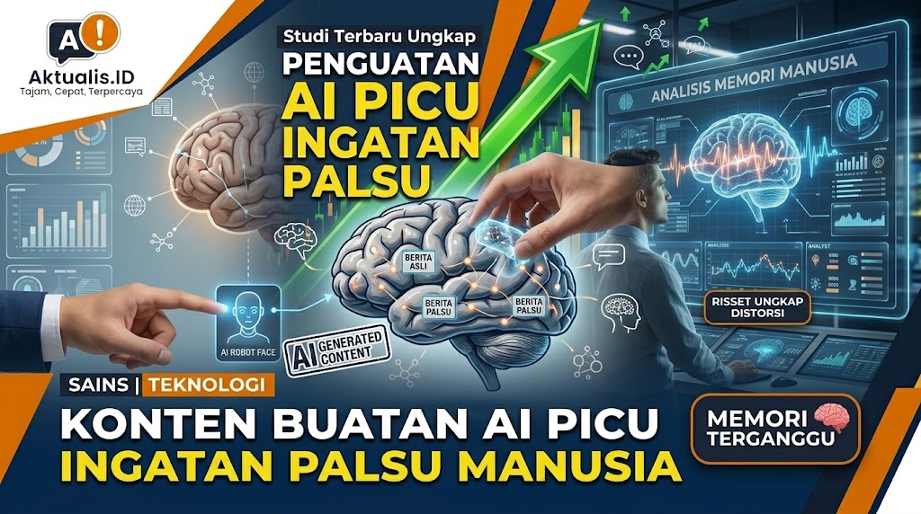 Studi Terbaru Ungkap Konten Buatan AI Picu Ingatan Palsu pada Manusia