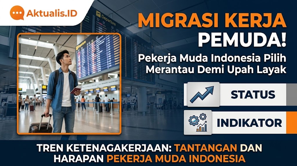 Pekerja Muda Indonesia Pilih Migrasi Kerja Demi Upah Layak