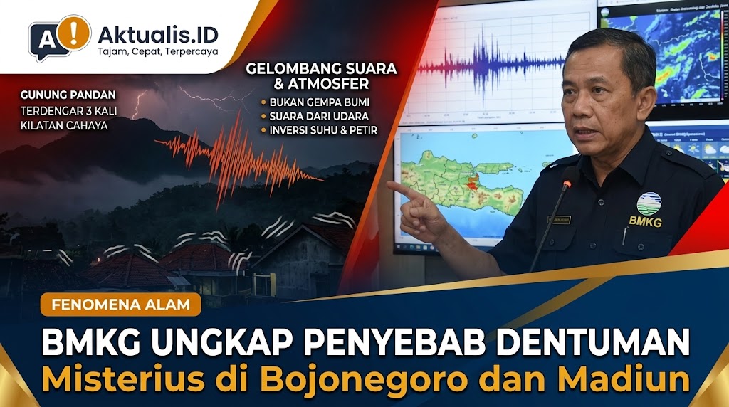 BMKG Ungkap Penyebab Dentuman Misterius di Bojonegoro dan Madiun