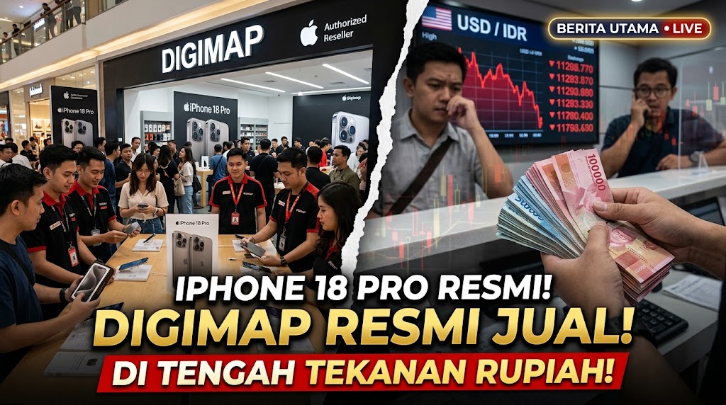 Digimap Resmi Jual iPhone 18 Pro di Indonesia Di Tengah Tekanan Rupiah